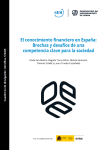 El conocimiento financiero en España:  Brechas y desafíos de una competencia clave para la sociedad
