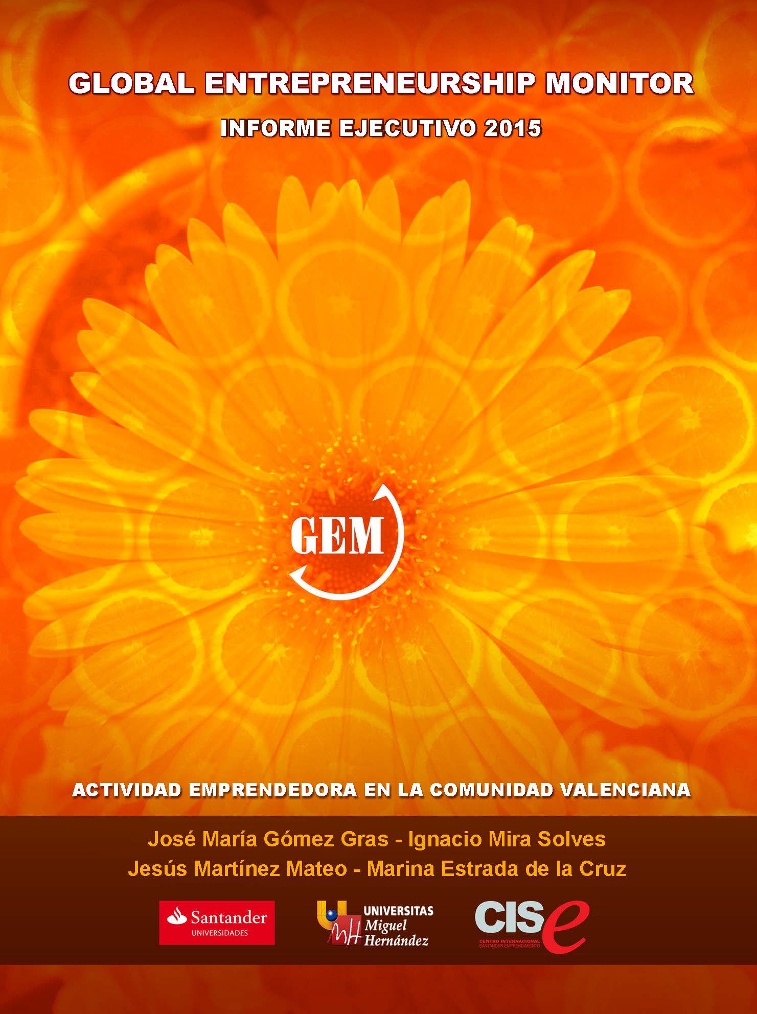 Resultados GEM Comunidad Valenciana 2015