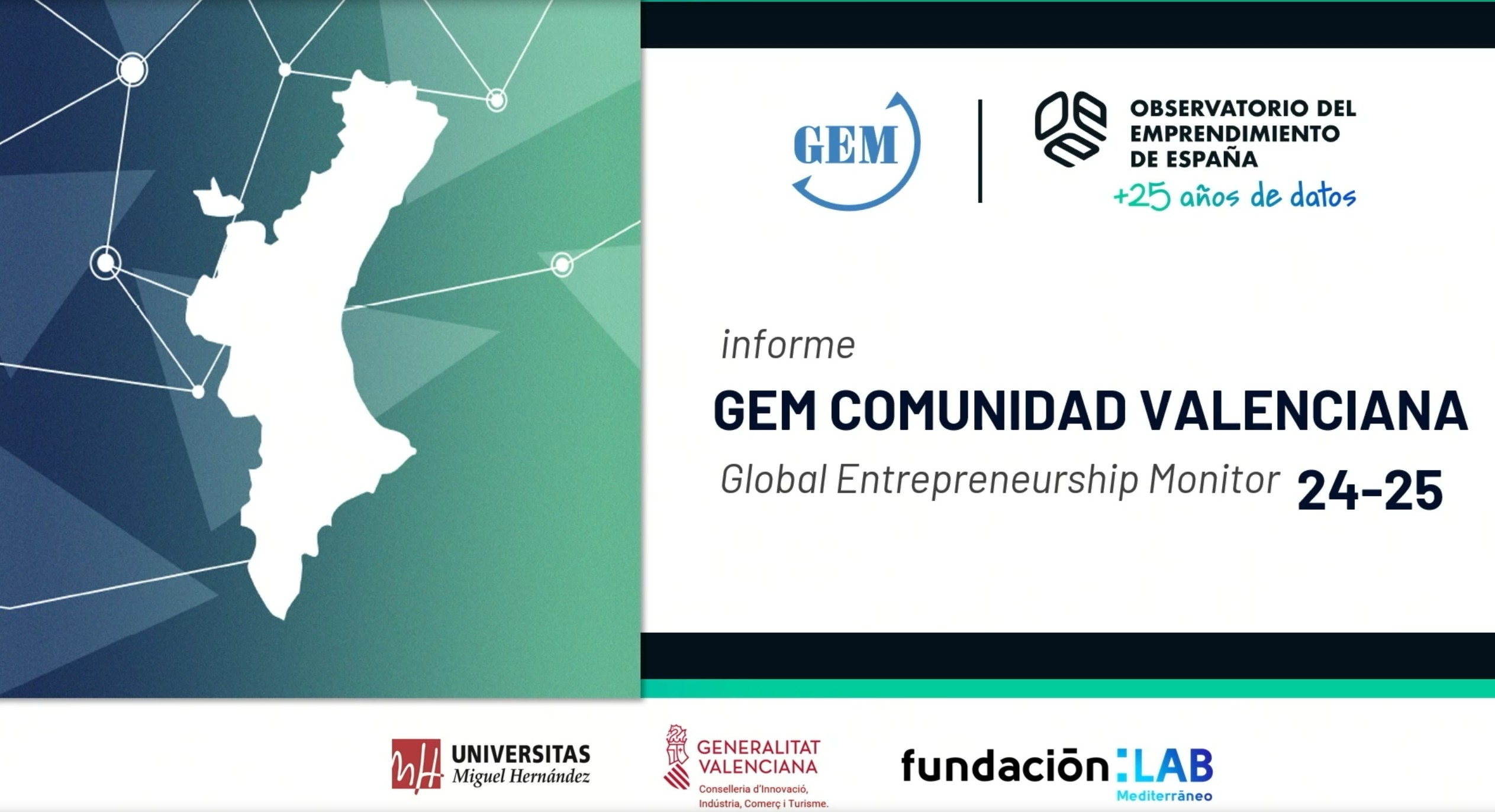 Presentando el informe GEM de la Comunidad Valenciana 2024-2025